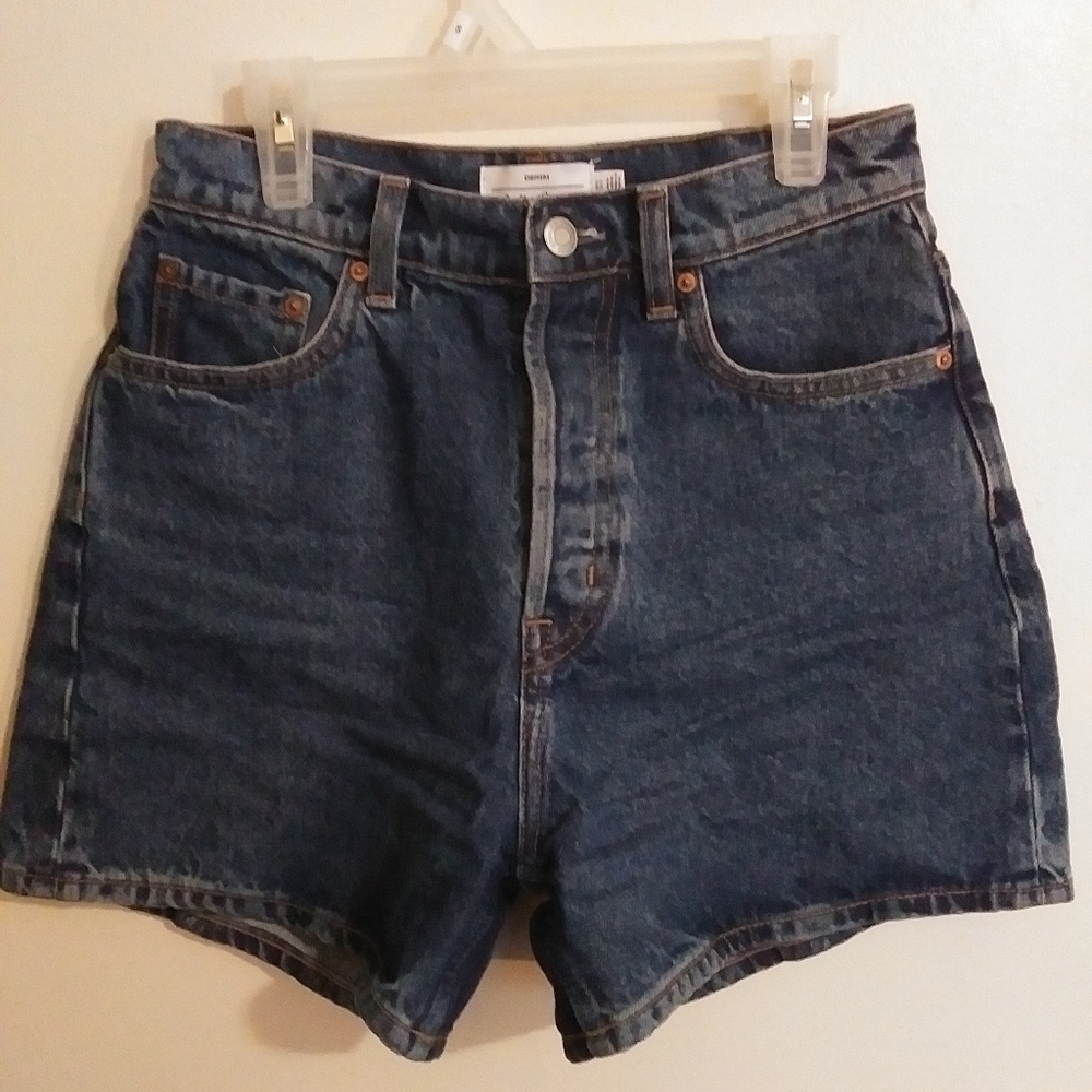 LIKE NEW & Other Stories Forever A-Line Shorts size 2 in River Blue 100% Cotton
